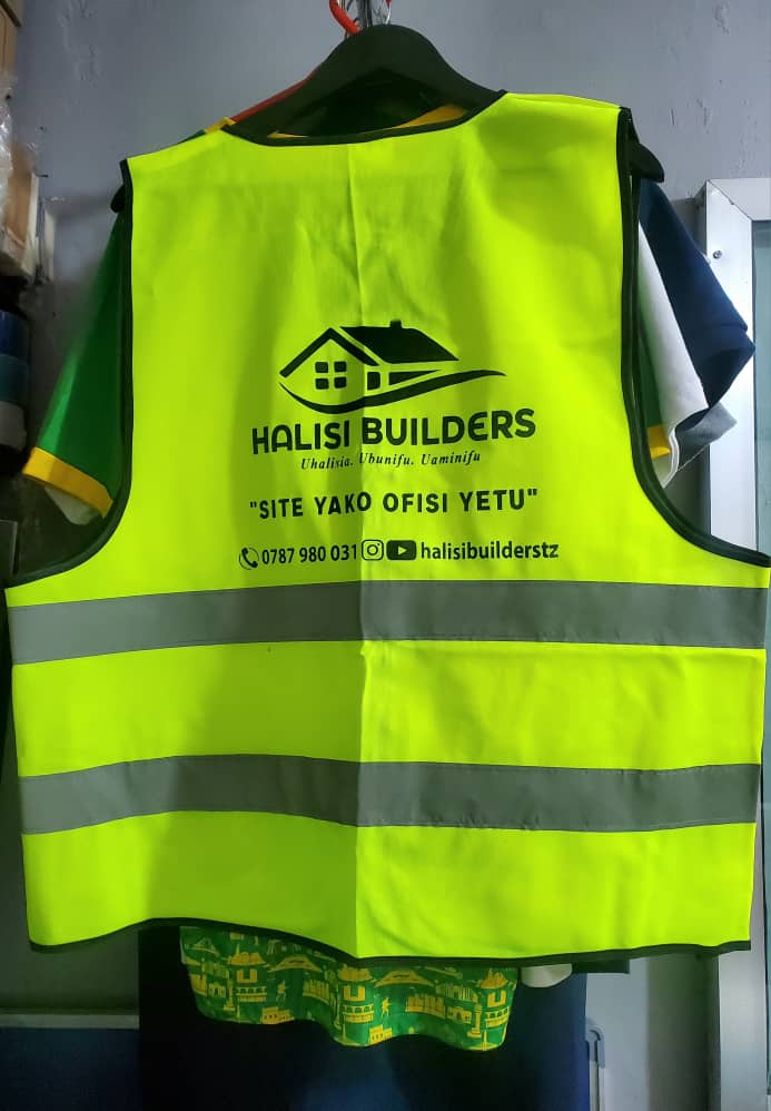 Reflactors Vest Are Available , We Also Do Printing | Tunauza Na Kuprint Reflactors