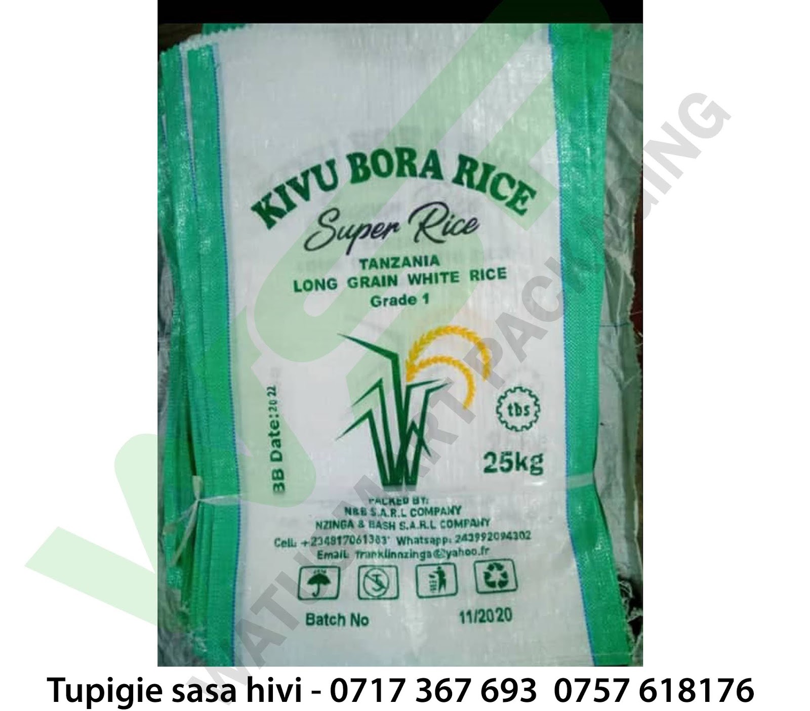 Tunaprint Au Tunachapisha Mifuko Ya Kuwekea Mchele